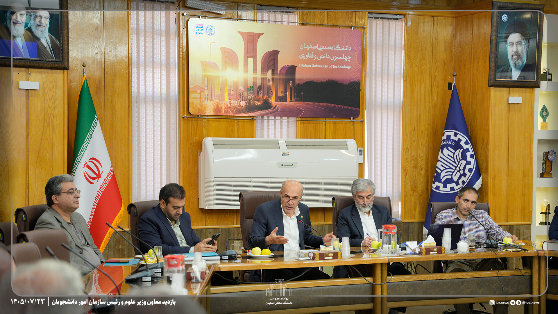 گزارش تصویری بازدید معاون وزیر علوم از دانشگاه‌ صنعتی اصفهان